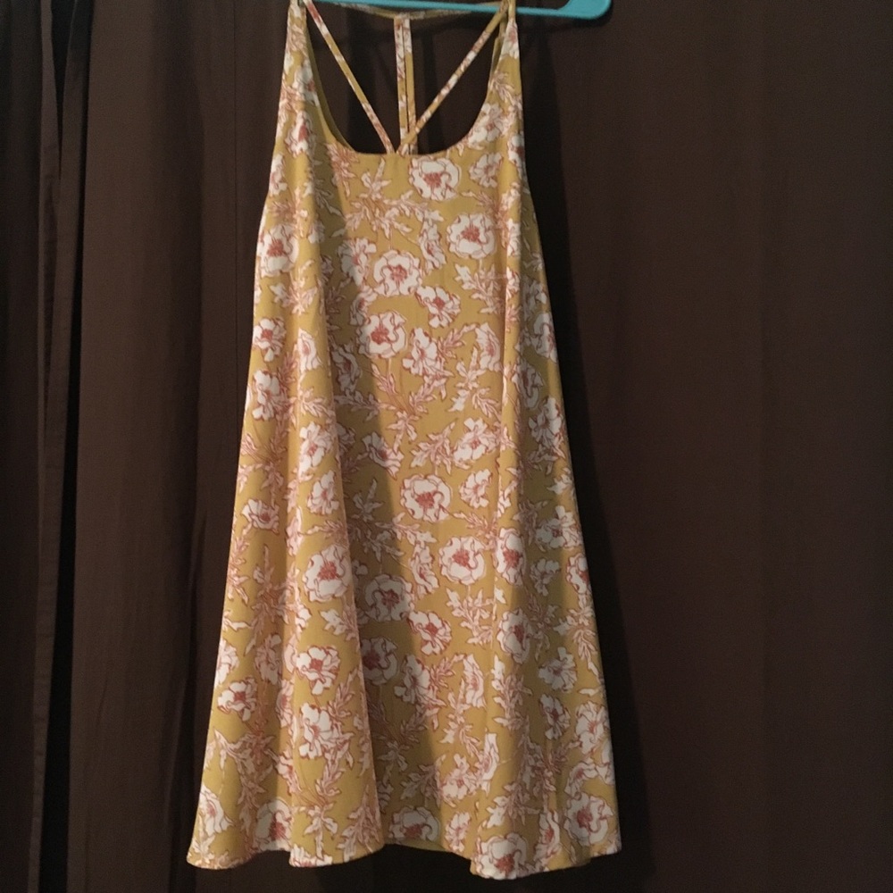 BP yellow floral dress